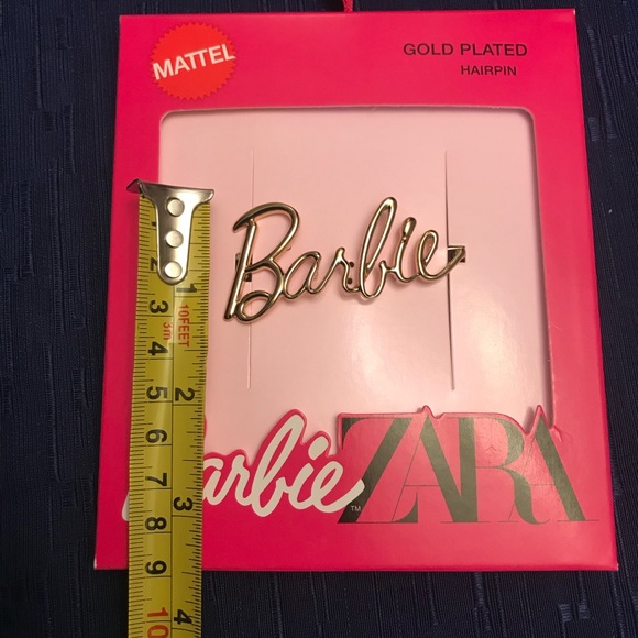 🆕 ZARA BARBIE™ MATTEL GOLD-PLATED HAIRPIN/HAIR CLIP- SPECIAL COLLECTION- NWT! - Picture 3 of 6
